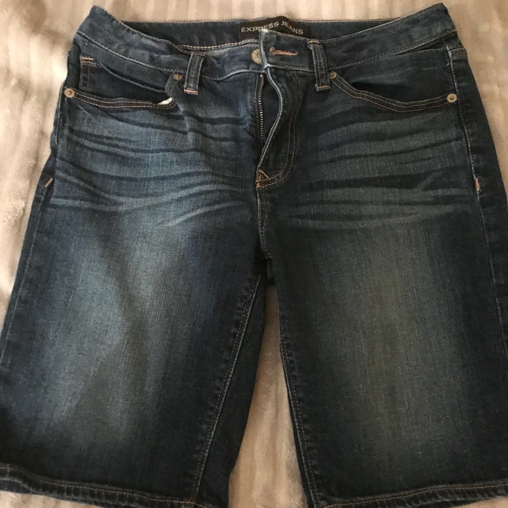 Express jean Bermuda shorts